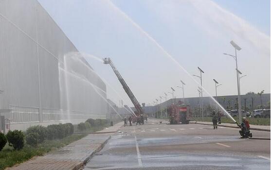 北京房山公安消防支队在北京长安汽车公司开展